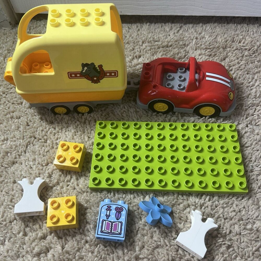 LEGO Duplo 10807 Horse Trailer, Car, Baseplate, Doc McStuffins Replacement Parts
